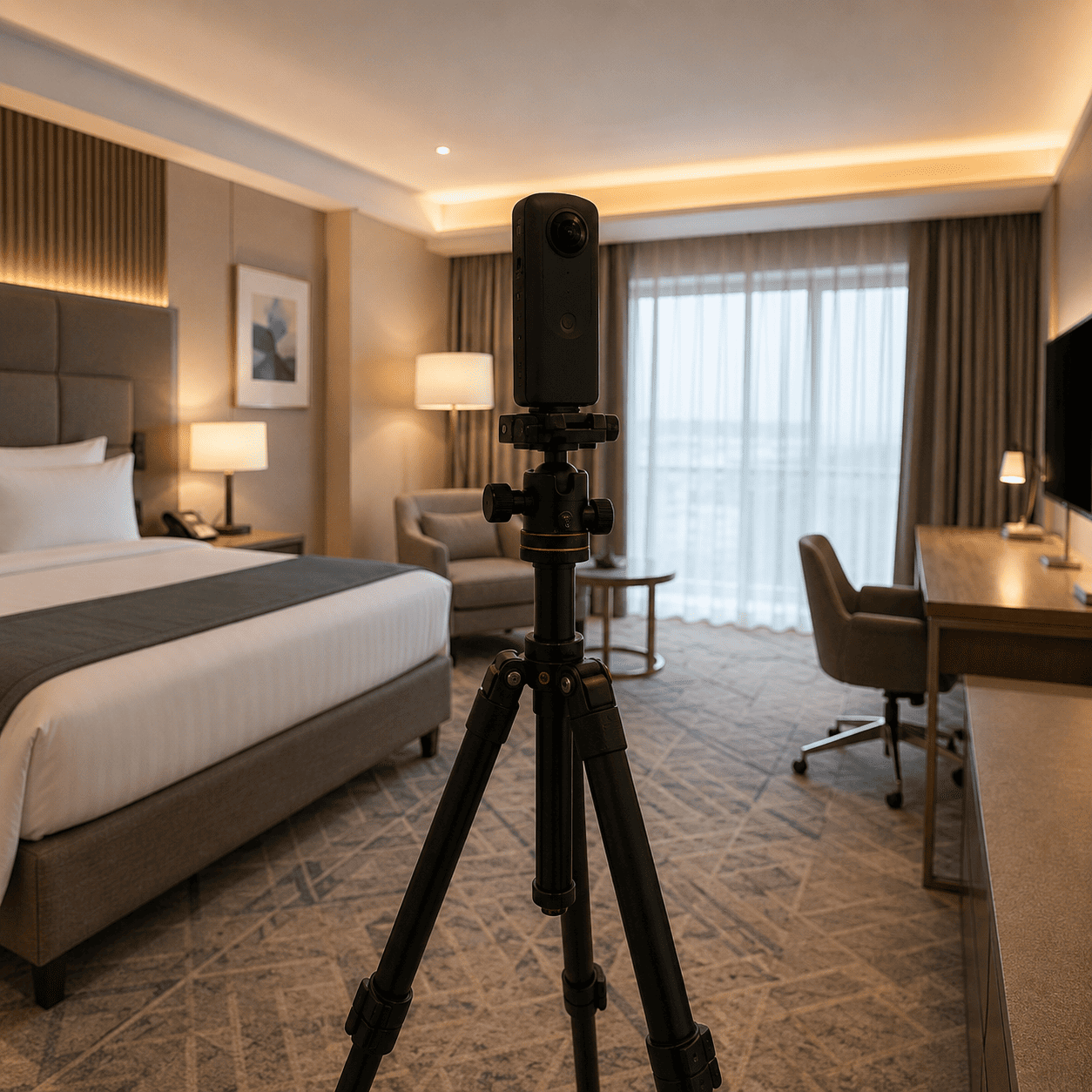 Tripod setup